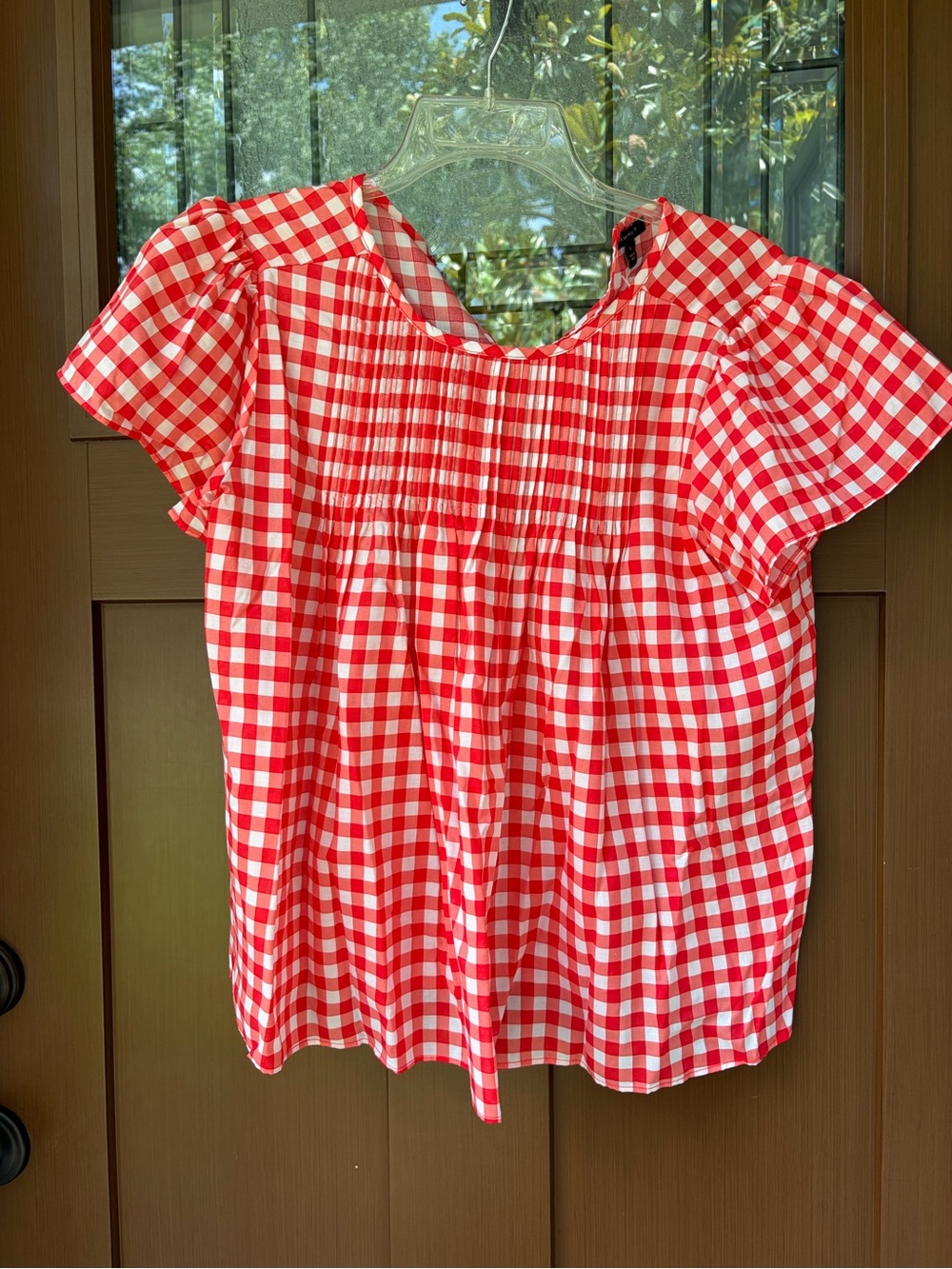 Ann Taylor Gingham Top